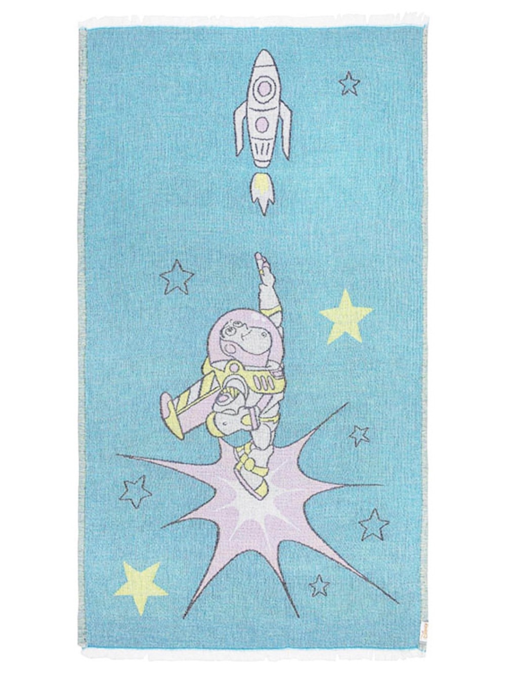 Sand Cloud Disney blue Buzz Lightyear kids beach towel 24” x 50”